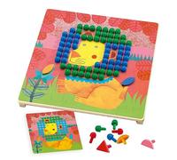 DJECO- Juegos Educativos Mosaico Animo, Multicolor (DJ08137)