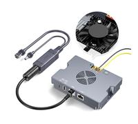 EDUP Kit divisor PoE para Starlink Mini/Gen 3, 350 W, 52 V/6 A, fuente de alimentación CC a PoE con entrada de 9, 36 V, Plug & Play, refrigeración inteligente, protección mejorada GigE y ESD, carcasa