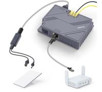 EDUP LOVE Starlink Mini inyector PoE de 150 W y kit divisor PoE aislado de 100 W, adaptador PoE pasivo GigE 3 en 1, salida de 48 V, protección contra sobretensiones y ESD, larga distancia de hasta 100
