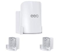 EDUP Soporte de Pared para eero Pro 7, Ahorra Espacio con Gestión de Cables, Solo Compatible con eero Pro 7, Montaje en Pared o Enchufe - Incluye Tornillos y Guía Rápida (Blanco, Pack de 2)