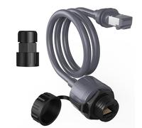 EDUP Starlink - Adaptador Ethernet Gen 3 y Mini con extensión de cable impermeable, acoplador RJ45 para Star Link Standard V3 y Mini Dishy, ideal para uso en interiores y exteriores, 1 paquete