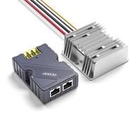 EDUP Starlink Gen3 PoE Inyector 320W Gigabit PoE Adaptador de corriente con ABS contra sobretensiones y protección ESD + convertidor DC Step UP de 12 V a 56 V 3 A 168 W para Starlink Standard,