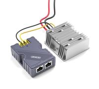 EDUP Starlink GigE PoE Injector 150 W con protección ABS contra sobretensión y ESD + convertidor Starlink DC Step UP de 12 V a 48 V, compatible con Starlink V2 Internet Kit de red satelital a,