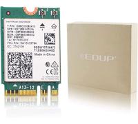 EDUP Tarjeta WiFi 6E Intel AX210 NGW, Bluetooth 5.3, Adaptador de Red Tri-Band MU-MIMO, Compatible con Wi-Fi 6 GHz 11AX, Windows 10/11 (64 bits) y Linux, M.2/NGFF