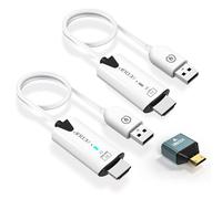 EDUP Transmisor y receptor HDMI inalámbrico, transmisión inalámbrica de 1080P de ordenador portátil o PC a TV o proyector, extensor HDMI inalámbrico para transmisión inalámbrica de vídeo y audio