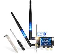 EDUP WiFi 6 WiFi Adapter AX 3000 Mbps AX200 Dual Band 5GHz/2.4GHz PCI-E Wireless WiFi Network Adapter Card con Bluetooth 5.0 para ordenador Windows 10 64 bit