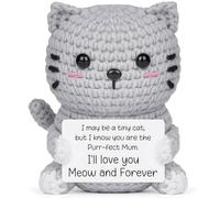 EduPlayte Regalos para mujeres, gato positivo con tarjeta de valor, regalo de cumpleaños para mamá, novia, hermana, hija, mejor amiga, feliz cumpleaños