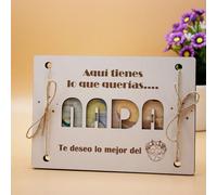 EDURAIT Tarjeta Bonita para Regalar Dinero Broma Nada - Postal Elegante y Original Perfecta para Sorprender con un Mensaje Gracioso y Simpático.