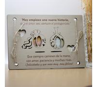 EDURAIT Tarjeta Bonita para Regalar Dinero en Bodas - Postal Elegante y Original Perfecta para Sorprender a los Novios con un Mensaje Memorable y Significativo