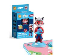 Edurino Figura Robin Geometría y patrón de números a partir de 4 años, incluye aplicación | Juego educativo innovador y digital | Reconocer patrones de números | Descubrir geometría y simetría |