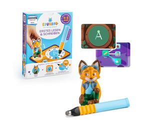 Edurino® Mika,Set de iniciación para la primera lectura y escritura a partir de 4 pulgadas, aprendizaje lúdico de las habilidades motrices de escritura, color plateado y letras