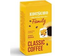 EDUSCHO Family Classic Café en Grano, 1 Kg, Intensidad 5/5, Café Clásico Fuerte