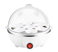 Eduuyvee Hervidor EléCtrico para Huevos Hervidos, Hervidor, Calentador RáPido, Acero Inoxidable, Olla Al Vapor, para Cocinar, Enchufe de la UE