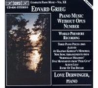 Edvard Grieg/Derwinger - World Premiere Recording / Piano Music