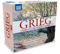 Edvard Grieg Grieg: Complete Orchestral Works (CD) Box Set (Importación USA)