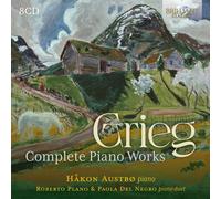 Edvard Grieg Grieg: Complete Piano Works (CD) Box Set (Importación USA)