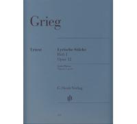 Edvard grieg : pieces lyriques volume i, op. 12 (avec doigtes) - piano
