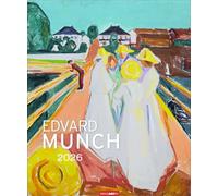 Edvard Munch Edition Kalender 2026: Kunstkalender im Großformat mit Werken des berühmten norwegischen Künstlers. Wand-Kalender für Kunstliebhaber des Expressionismus. 46 x 55 cm