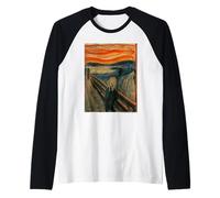 Edvard Munch The Scream Camiseta Manga Raglan