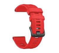EDVENA Correa de silicona deportiva de dos tonos Compatible con Garmin Forerunner 965 955 Solar 945 935 745 Correa de reloj de 22 mm Pulsera de repuesto(Red,For Forerunner 955)