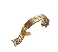 EDVENA Pulsera De Acero Inoxidable De 20 Mm Correa De Reloj Vintage Compatible Con Rolex Submariner 16610(Color:Silver Gold logo)