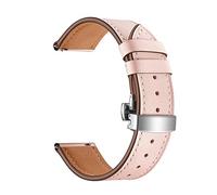 EDVTK35 Banda de Cuero de 18 mm Correa de liberación rápida Pulsera de Banda de Reloj Compatible con Garmin Vivoactive 4S / Move 3S / Active S/Rey Smart Watch Accesorios(Pink_For Captain Marvel)
