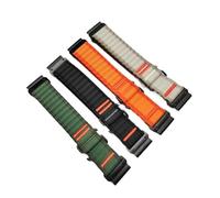 EDVTK35 Correa de Nailon de 26 mm y 22 mm Compatible con Garmin Fenix 8 E, 7, 7X, 6, 6X, 5 y 5X. Compatible con Pulseras Forerunner 965, 955, 970 y Tactix 8.(Black Gray,QuickFit 22mm)