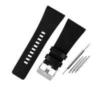 EDVTK35 - Correa de reloj compatible con diesel/POlice para hombre, tamaño grande, 26 mm, 28 mm, 30 mm, 32 mm, color negro y marrón, 30mm