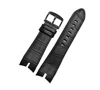 EDVTK35 Correa De Reloj De Cuero Genuino De 26 Mm Compatible con Roger Dubuis For La Correa De Reloj De La Serie Excalibur Dial De 42 Mm RDDBEX0405 Accesorios For Hombres(Black Black)