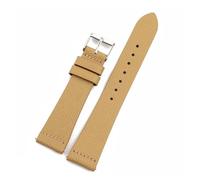 EDVTK35 - Correa de reloj de piel auténtica de 16 mm a 22 mm, hecha a mano, estilo vintage, con patrón de palma, para hombres y mujeres, 16mm, Cuero, Sin piedra preciosa