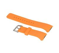EDVTK35 Correa de Reloj de Silicona Compatible con Galaxy Gear S2 R720 R730 Correa de Banda Reloj Deportivo Pulsera de Repuesto 14 Colores Compatible con Choice(Orange)