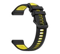 EDVTK35 - Correa de silicona deportiva de dos tonos compatible con Garmin Forerunner 965 955 Solar 945 935 745 22 mm correa de reloj de repuesto, For Forerunner 945, Acetato, No es una piedra preciosa