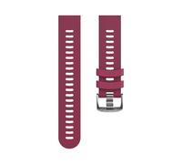 EDVTK35 Correa de Silicona Deportiva de Estilo Oficial de liberación rápida de 20 mm Compatible con Garmin Forerunner 55 158 245 245M 645 Pulsera Correa de Reloj(Purple,For Forerunner 55)