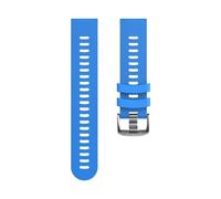 EDVTK35 Correa de Silicona Deportiva Estilo Oficial liberación rápida 20 mm Compatible con Garmin Forerunner 55 158 Muñequera 245 245M 645 Pulsera Reloj(Blue,For Forerunner 55)