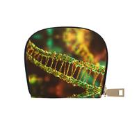 EdWal DNA Chain - Tarjetero unisex con impresión fotográfica para hombres y mujeres, tarjetero de piel, delgado, White, Talla única