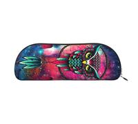 EdWal Estuche de maquillaje con estampado de galaxia, estuche para lápices, estuche elegante para mujeres, bolsa de cosméticos de viaje, Dorado, Jeden rozmiar, Neceser