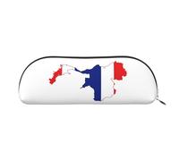 EdWal Estuche de maquillaje con estampado de mapas de la bandera de Tailandia, estuche para lápices, estuche para lápices elegante para mujeres, bolsa de maquillaje de viaje, Plata, En storlek,