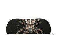 EdWal Estuche de maquillaje espeluznante con estampado de araña, elegante estuche para mujer, bolsa de maquillaje de viaje, Dorado, Taille unique, Neceser