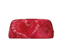 EdWal Estuche grande con estampado de flores y corazones para el día de San Valentín, Silver, Talla única, Neceser