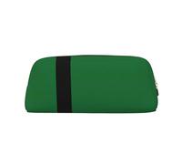 EdWal Estuche grande con estampado de la bandera del Sultanato de Delhi, estuche grande para lápices, papelería, oficina, universidad, escuela, maquillaje, Gold, Talla única, Neceser