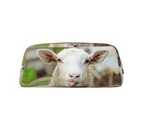 EdWal Estuche grande para lápices con diseño de lengua de oveja traviesa, bolsa grande para lápices, papelería, oficina, universidad, escuela, maquillaje, Gold, Talla única, Neceser