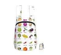EdWal Introducción de varias verduras con estampado de verduras, mochila plegable ligera para senderismo, mochila de viaje suave para el trabajo y el gimnasio