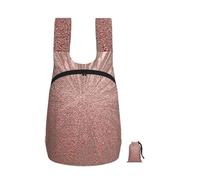 EdWal Mochila plegable ligera con estampado de oro rosa, bolsa de senderismo, mochila de viaje suave para el trabajo y el gimnasio