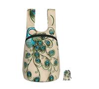 EdWal Mochila plegable ligera con estampado de pavo real, bolsa de senderismo, mochila de viaje suave para el trabajo y el gimnasio