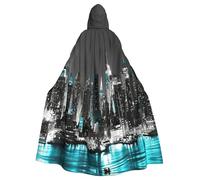 EdWal New York Paintings - Capa con capucha unisex para adultos, bata con capucha, para disfraces de Halloween y cosplay