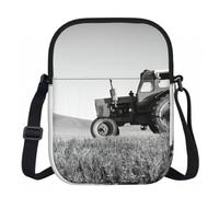 Edwal Tractor Agriculture Tranquil Print - Bolso cruzado pequeño para mujer, impermeable, con correa ajustable, para viajes y trabajo