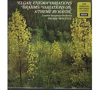 Edward Elgar - Enigma Variations / Variations On A Theme By Haydn - Elgar* / Brahms / Pierre Monteux And London Symphony Orchestra, The LP