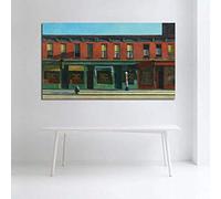 Edward Hopper Early Sunday Morning Canvas Painting Posters Prints Marble Wall Art Painting Picture Modern Home Decor 30x55cm sin marco