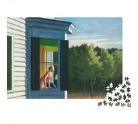 Edward Hopper Imposible Puzzle Cuadros Famosos del Mundo, Rompecabezas Museo para Adultos Y Adolescente, Obra De Arte De Puzzles Juego De, Rompecabezas Arte De Madera 1000 Piezas
