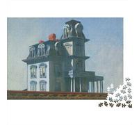 Edward Hopper Puzzle Cuadros Famosos del Mundo De Madera Adultos 1000 Piezas, Pinturaarte Rompecabezas Imposible, Rompecabezas Museo De Madera, Ejercitar La Lógica Y La Coordinación Sensorial